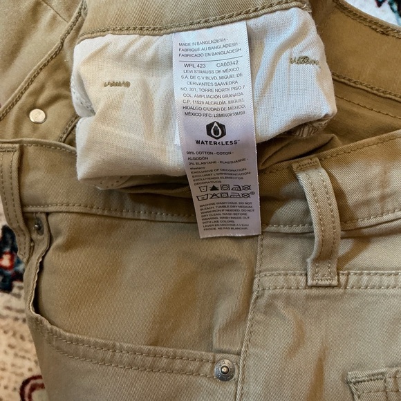 Men's Levi’s Jeans Tan Khaki 32x30 - Picture 4 of 5